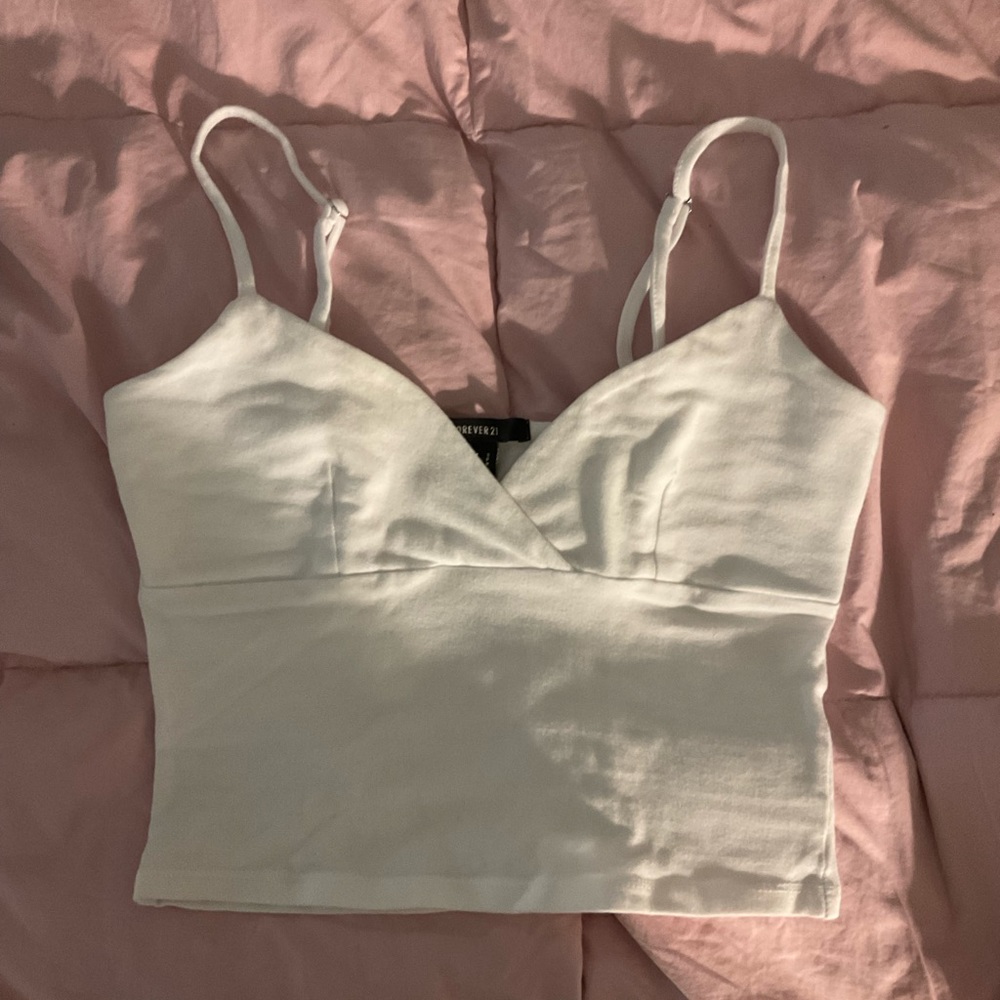 forever 21 crop tank top, womens size s